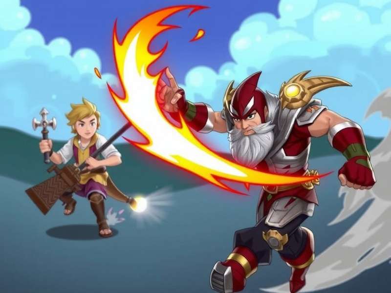 Fiery Blade Slam Combat System